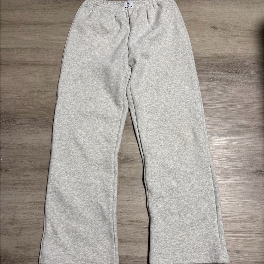 Parke Gray Straight Leg Pants